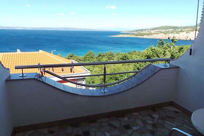 Ferienzimmer mit Balkon und Meerblick 150 m v