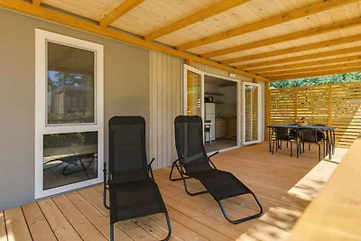 Mobilehome mit Terrasse am Pool