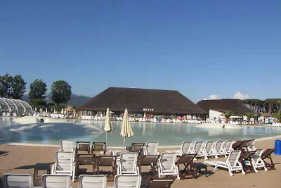 Mobilehome mit Klimaanlage, Terrasse und Pool