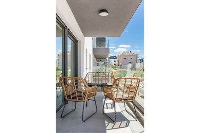 Ferienwohnung mit Balkon und Meerblick