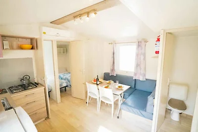 Mobilehome mit Klimaanlage, Terrasse und Pool