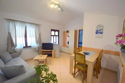 Ferienwohnung in Mansarde mit Meerblick