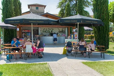 Mobilehome mit Klimaanlage, Terrasse und Pool