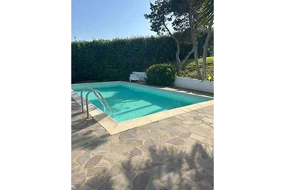 Ferienhaus mit privatem Pool und Meerblick