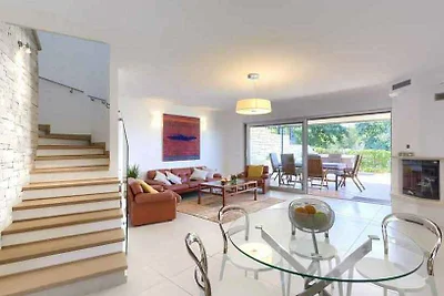 Ferienhaus mit Whirlpool und Meerblick in