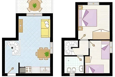 Ferienwohnung mit Klimaanlage