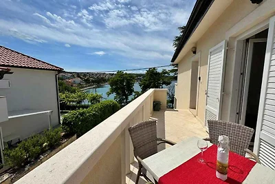 Ferienwohnung 20 m vom Strand und Meerblick