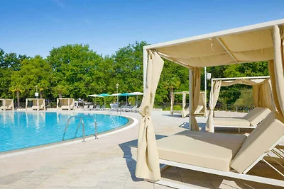 Mobilehome mit Klimaanlage, Terrasse und Pool