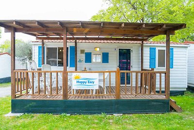 Mobilehome mit Klimaanlage, halbüberdachter H