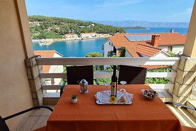 Ferienwohnung mit Balkon und Meerblick