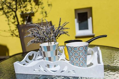 Ferienwohnung mit Terrasse in Strandnähe