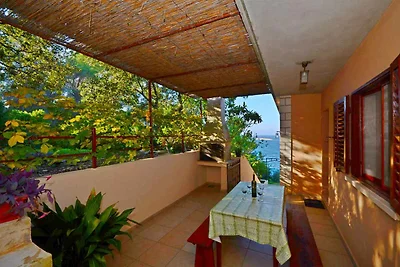 Ferienhaus mit Balkon und Meerblick