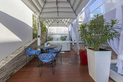 Ferienwohnung mit Whirlpool und Meerblick