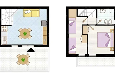 Ferienwohnung mit Terrase und Klimaanlage