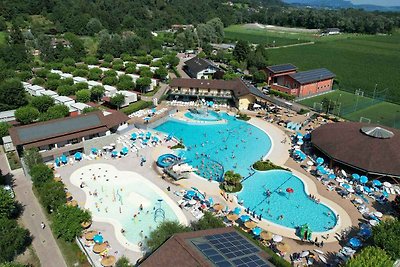 Mobilehome mit Terrasse, Klimaanlage und Pool