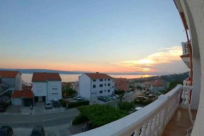 Ferienwohnung mit Balkon und Meerblick