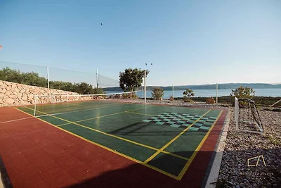 FerienHaus mit Pool und Meerblick auf Krk