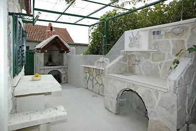 Ferienhaus auf einer Insel am Wasser