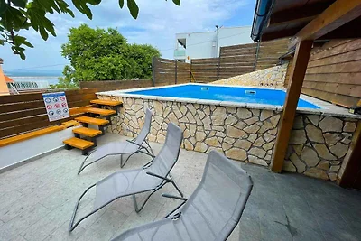 Studio mit Meerblick und Pool