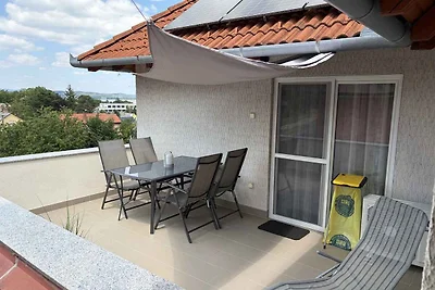 Ferienwohnung mit Balkon und Ausblick auf den
