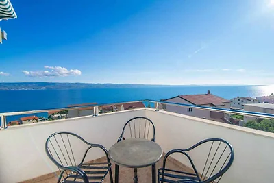 Studio mit privatem Balkon und Meerblick