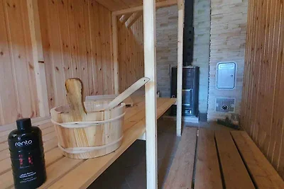 Ferienhaus mit Sauna und Badefass