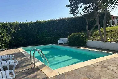 Ferienhaus mit privatem Pool und Meerblick