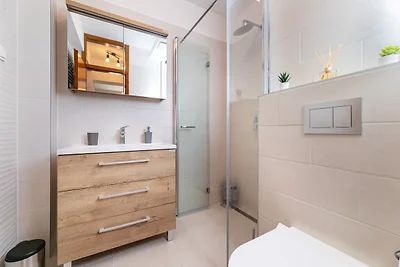 Ferienwohnung am Meer mit Terrasse