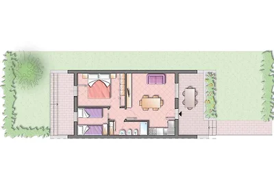 Ferienwohnung mit Klimaanlage und Aussenpool