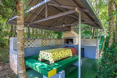 Ferienhaus mit Garten, Grill und