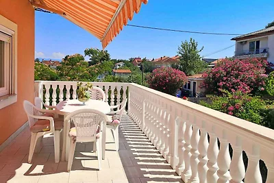 Gemütliche Ferienwohnung Radosna mit Meerblic