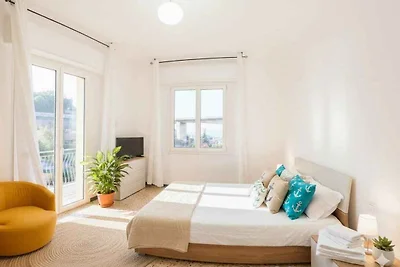 Ferienwohnung mit Garten, Balkon und Internet