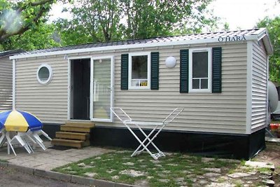 Mobilehome mit Klimaanlage, halbüberdachter H