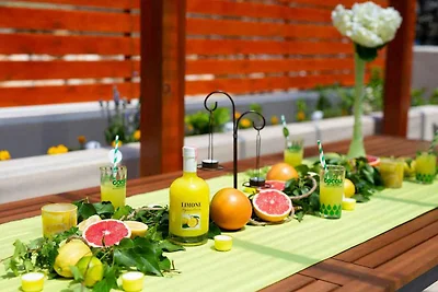 Modernes Ferienhaus mit Meerblick in der Nähe