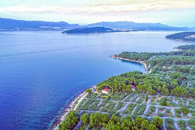 Ferienhaus liegt am Meer auf einer Insel