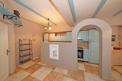 Komfortables Ferienhaus Vanja mit privatem Po