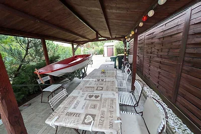 Ferienhaus 50 m zum Balaton mit eigenem Steg 