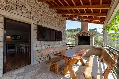 Ferienhaus mit Terrasse und Meerblick