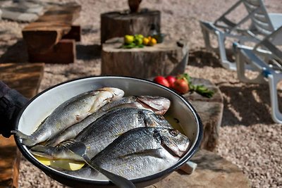 Ferienwohnung am Meer mit Grillmöglichkeit