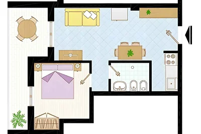 Ferienwohnung in Strandnähe