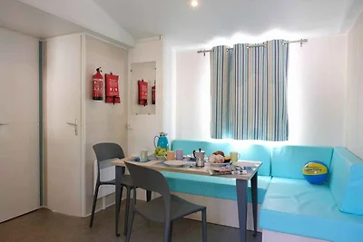 Mobilehome mit Klimaanlage, Terrasse und Pool