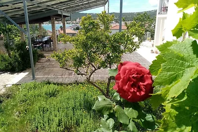 Komfortables Ferienhaus Nar mit Meerblick in 