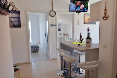 Ferienwohnung mit Balkon und Meerblick