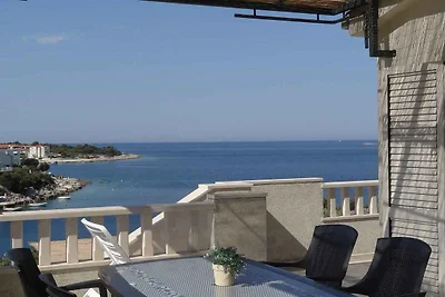 Ferienwohnung am Strand mit Meerblick