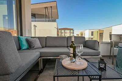 Ferienwohnung mit Meerblick und Pool