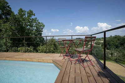 Ferienhaus mit Garten und Pool