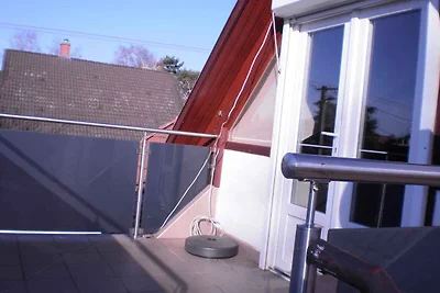 Ferienwohnung mit Garten, Balkon und