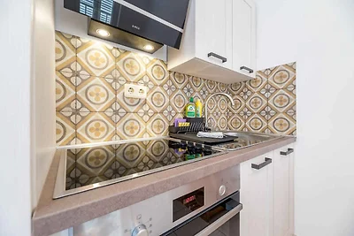 Ferienwohnung mit Balkon 300 m vom Strand