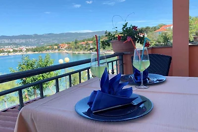 Gemütliche Ferienwohnung Koraljka mit Meerbli