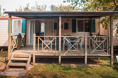 Mobilehome mit Terrasse und Klimaanlage